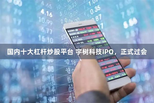 国内十大杠杆炒股平台 宇树科技IPO，正式过会
